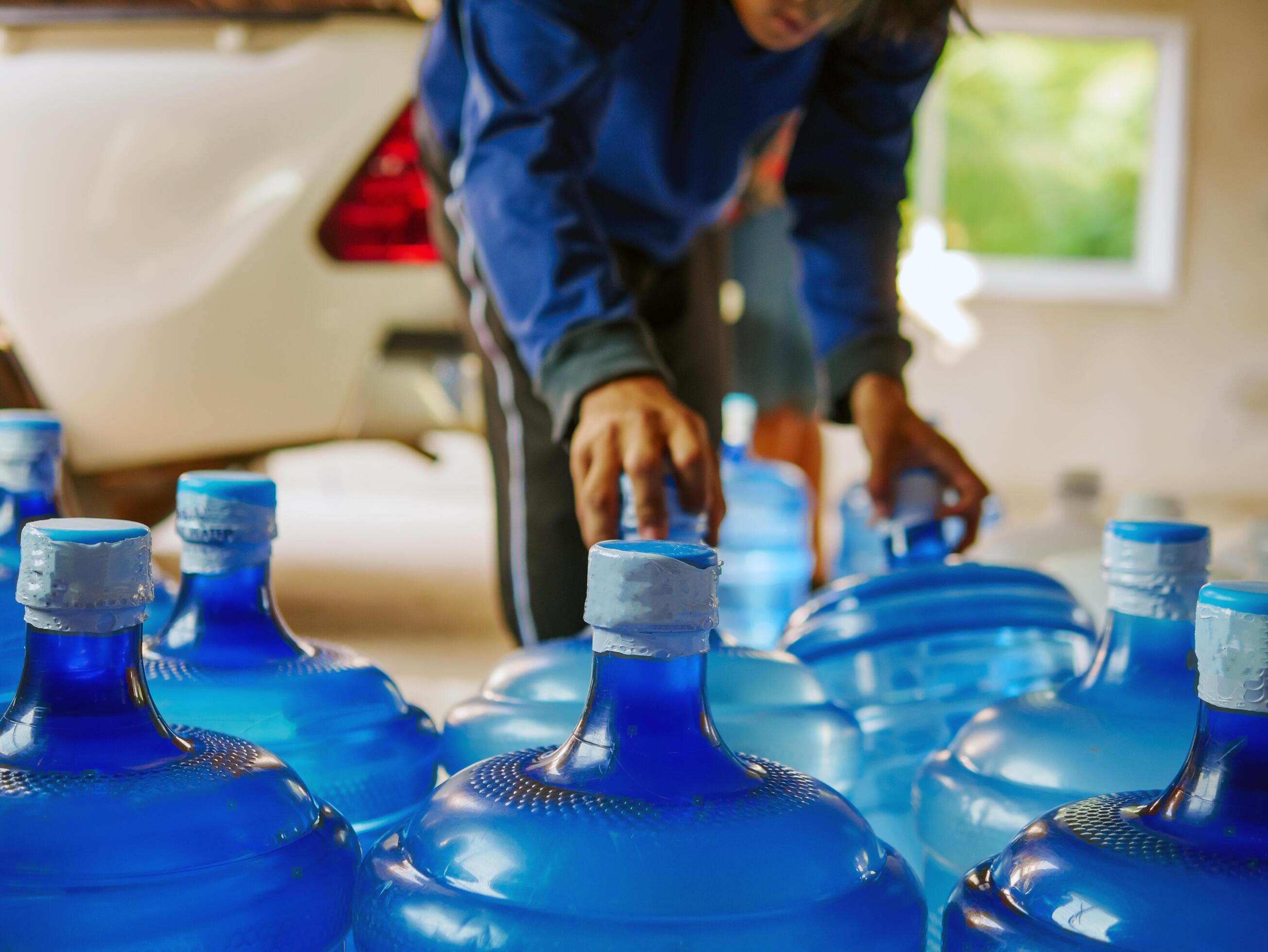 Water delivery truck fleet